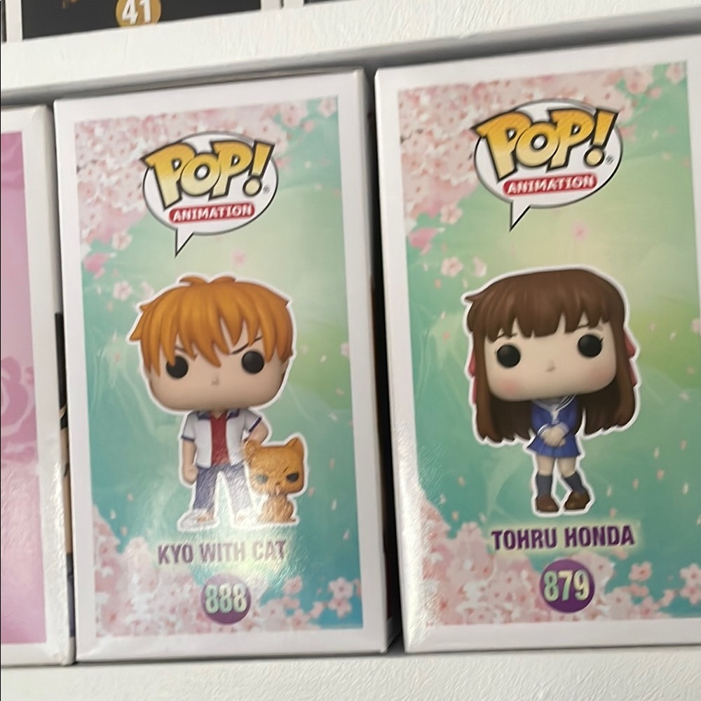 Funko Pop! Animation Kyo with Cat and Tohru Honda Figures Fruits Basket